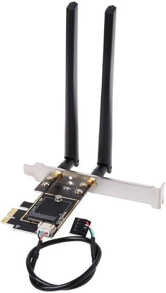 Alt view image 4 of 6 - M.2 to PCI-E Converter Desktop Wireless WiFi Bluetooth Network Card Adapter Board