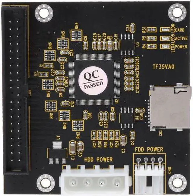 Alt view image 6 of 6 - SD SDHC Memory Card TF IDE 3.5 40 Pin Male IDE Hard Disk Drive Adapter Converter