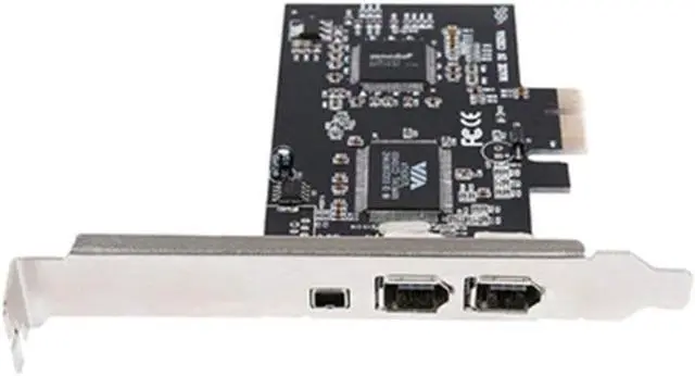 Alt view image 4 of 6 - PCI-E to 1394a Expansion Card PCI Express to 1394 Adapter for DV Camera Video Capture Card High-Definition with 1M Cable