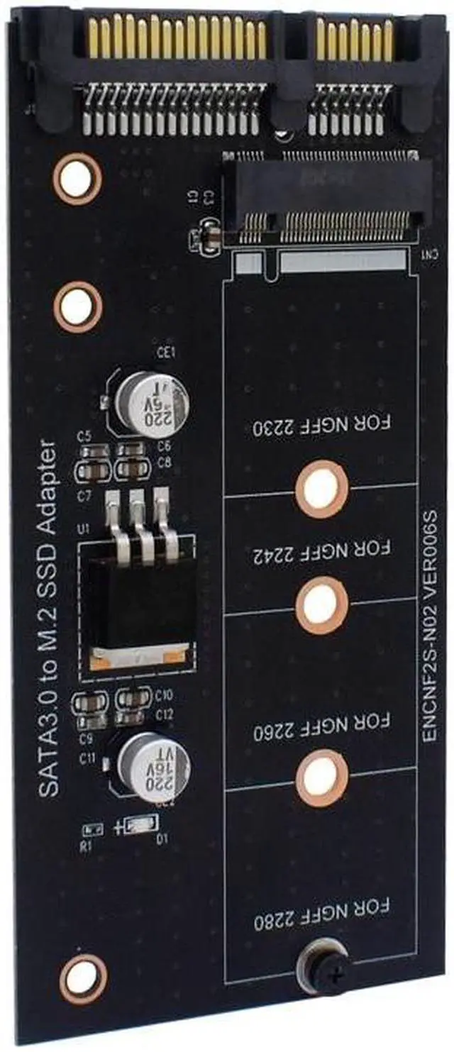 Alt view image 4 of 6 - Sata3 To M2 Ngff Adapter Card Key B SSD Solid State Drive To 6G Interface Converter Card Capacity Expansion Board