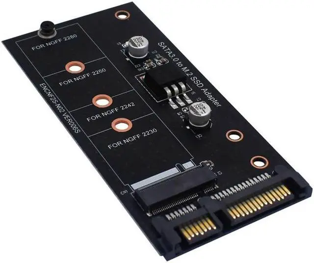 Alt view image 5 of 6 - Sata3 To M2 Ngff Adapter Card Key B SSD Solid State Drive To 6G Interface Converter Card Capacity Expansion Board