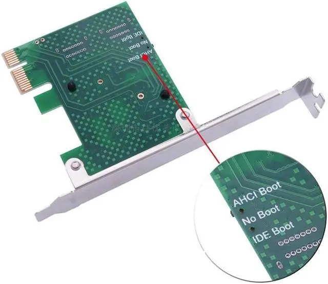 Alt view image 2 of 5 - 4 Port Sata 6Gbps PCI Express Controller Card PCI-E 1X to Sata III Adapter/Converter PCIe Riser Expansion Adapter Board