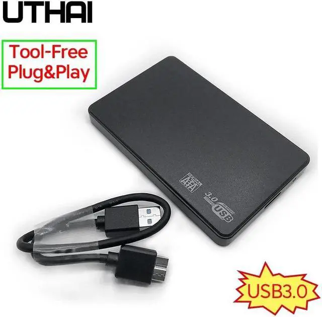 Alt view image 3 of 6 - T22 2.5 "SATA Ke USB3.0 HDD Kandang Casing Hard Drive Seluler untuk SSD Kotak HDD Penyimpanan Eksternal dengan Kabel USB3.0/2.0 ABS(T48-USB-3.0)