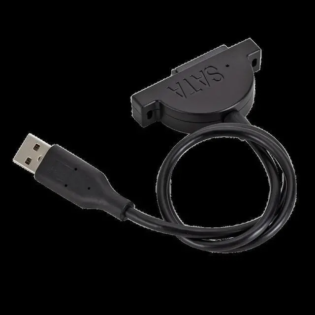 Alt view image 5 of 5 - USB 2.0 to Mini Sata II 7+6 13Pin Adapter For Laptop CD/DVD ROM Slimline Drive Converter Cable Screws Steady Style 1Pcs