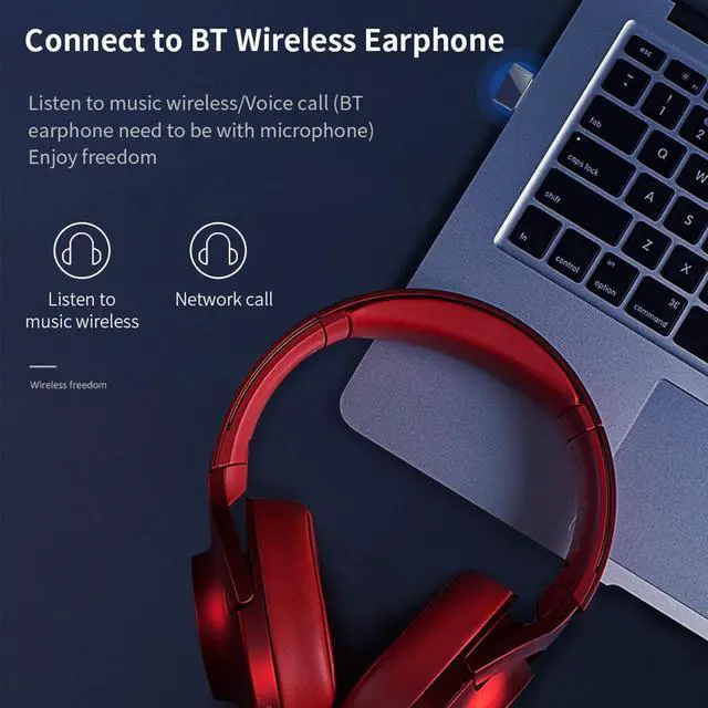 Alt view image 6 of 6 - CF-723B USB Bluetooth-Compatible 4.0 Dongle Adapter For PC Computer Speaker Wireless BT 4.0 Music Receiver Lan Wi-Fi Transmitter