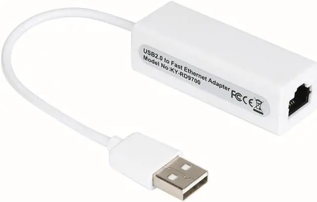 Main image of Portable USB 2.0 To RJ45 Network Card 10Mbps USB To RJ45 Ethernet Lan Adapter for PC Laptop Windows 7/8/10