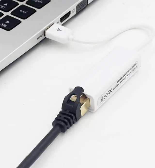 Alt view image 5 of 6 - Portable USB 2.0 To RJ45 Network Card 10Mbps USB To RJ45 Ethernet Lan Adapter for PC Laptop Windows 7/8/10