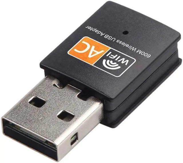 Alt view image 2 of 6 - Wireless USB WiFi Adapter 600Mbps wi fi Dongle PC Network Card Dual Band wifi 5 Ghz Adapter Lan USB Ethernet Receiver