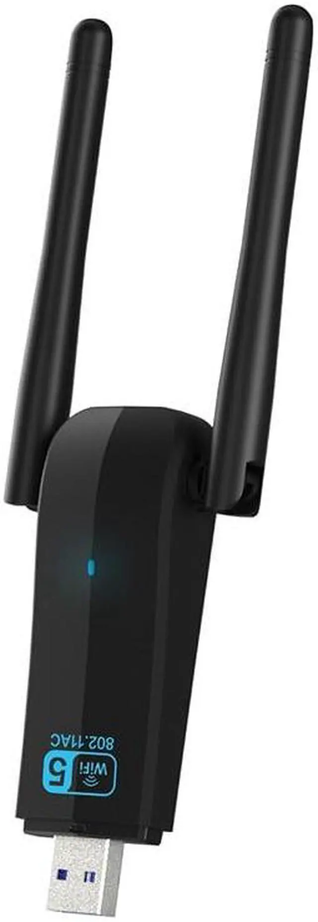 Alt view image 4 of 5 - USB Wi-Fi Wireless Network Card USB 3.0 1300Mbps 2.4G 5GHz WiFi5 Adapter Dual Band WiFi Card For PC Laptop Windows For MaxOS