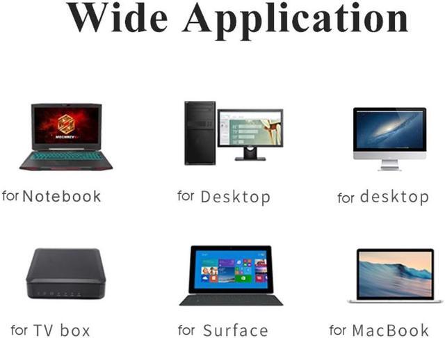 Alt view image 4 of 6 - USB 3.0 Ethernet Adapter USB Network Card to RJ45 10/1001000Mbps Lan  for Win7/Win8/Win10 For Macbook Laptop Ethernet USB(Black)