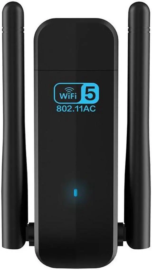 Alt view image 5 of 5 - 1300Mbps USB3.0 WiFi Adapter Dual Band 2.4G 5Ghz Wireless WiFi  Antenna USB Ethernet Network Card Receiver For PC