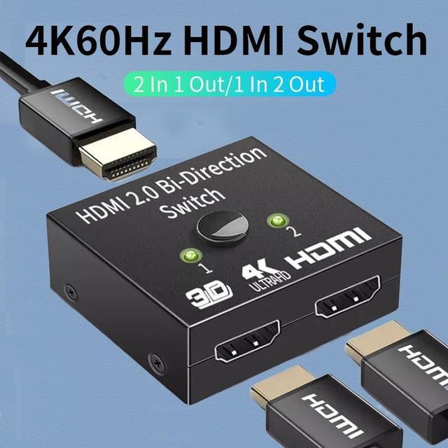 Adaptador Switch 4k Hdmi 2x1 Salida Doble - JM Productos