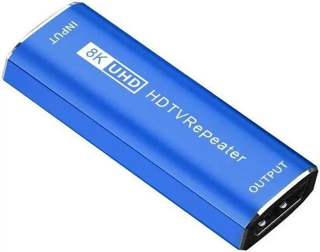 Main image of 8K HDMI Repeater Extender 30M HDMI 2.1 Signal Booster Amplifier HDMI Female to Female Connector 8K 60HZ Video Extender Converter(Blue)