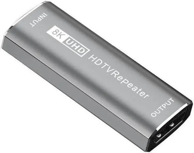 Main image of 8K HDMI Repeater Extender 30M HDMI 2.1 Signal Booster Amplifier HDMI Female to Female Connector 8K 60HZ Video Extender Converter(Grey)