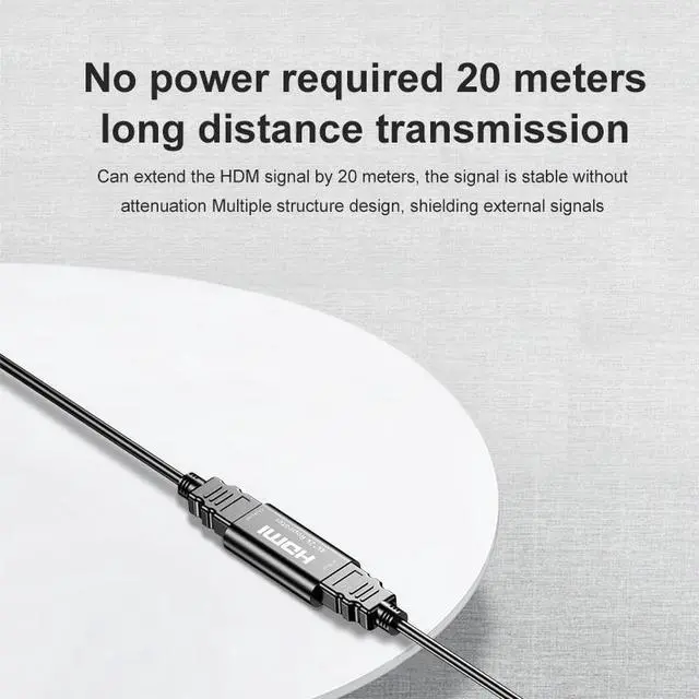 Alt view image 5 of 6 - Mini 4Kx2K HDMI Repeater Extender Amplifie 1080P 4K HDMI Female to Female Booster Amplifier 40m Extender Lossless Transmission