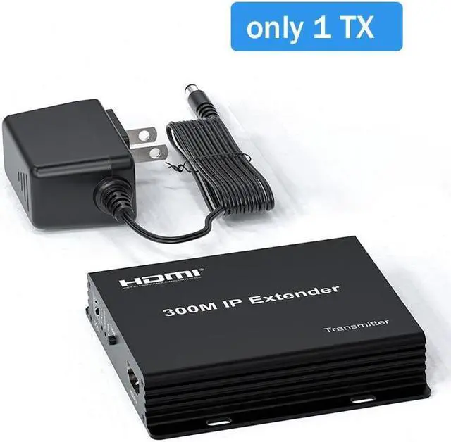 Main image of HDMI Extender over IP Rj45 Cat5e/6 Cable to 300M 1080P HDMI Ethernet Matrix IP Extender Transmitter via Network Switch with DIP(AU Plug)
(only 1 TX)