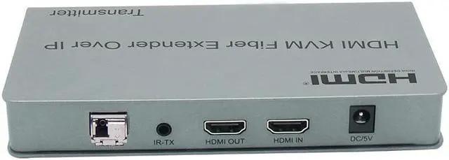 Alt view image 6 of 6 - 20Km HDMI KVM Fiber Optical Extender over IP via Single LC Fiber Cable 1080P HDMI USB Fiber Extender Support USB Keyboard Mouse(AU Plug)
(Only one RX)
