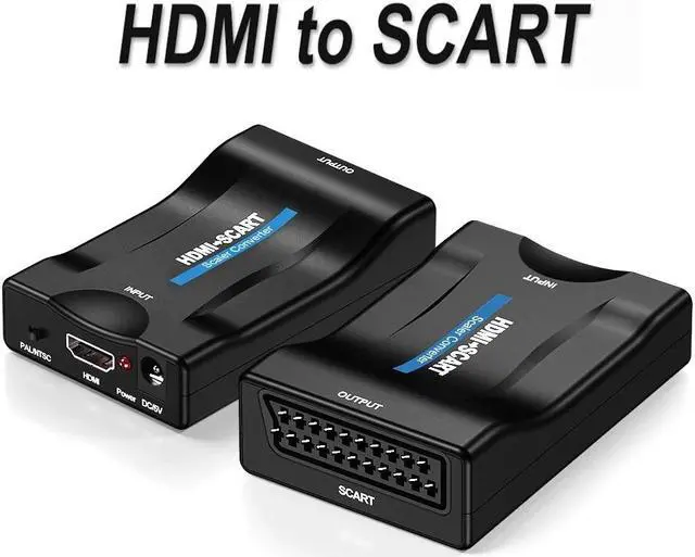 Alt view image 2 of 6 - 1080P HDMI to SCART Video Audio Upscale Converter Adapter SCART to HDMI Signal Adapter with USB Cable for HDTV Sky Box STB DVD(SCART to HDMI)