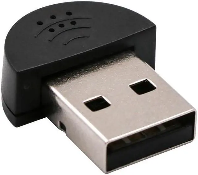 Alt view image 2 of 6 - Portable Super Mini USB 2.0 Microphone USB MIC Audio Adapter Portable Studio Speech Driver Free for Laptop/Notebook/PC/MSN/Skype
