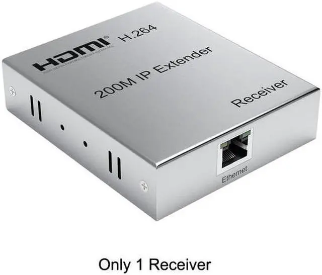 Main image of (US Plug)(1 RX)200M HDMI Extender over IP Ethernet Cat6 HDMI Matrix Extender Support Many Transmitter to Many Receiver Through Network Switch