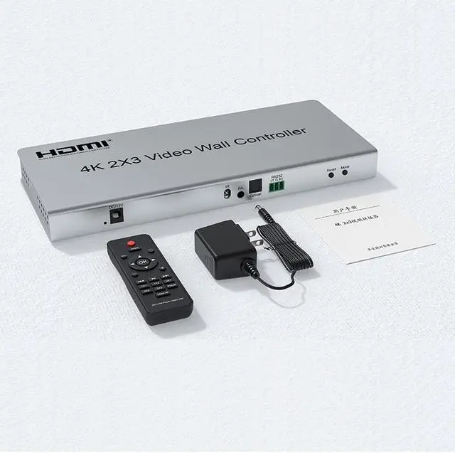 Main image of 2x3 Video Wall Controller 4K 2x2 2x3 3x2 TV Wall 6 Screen Video Wall Stitching Processor TV Splicer for 6 TV Splicing Display(with US Plug)
(4K 2x3)