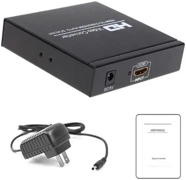 Main image of HDMI to HDMI + AV Converter 1080P HDMI to 3RCA CVBS AV Composite Video Audio Scaler Adapter for Monitor TV Projector Camera(With US Plug)
