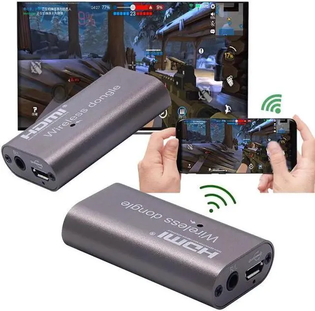 Alt view image 3 of 6 - Wireless Wifi HDMI Display Adapter TV Stick Receiver Anycast DLNA Mirror Cast Screen to TV for IPhone X 11 12 IOS Android Phone