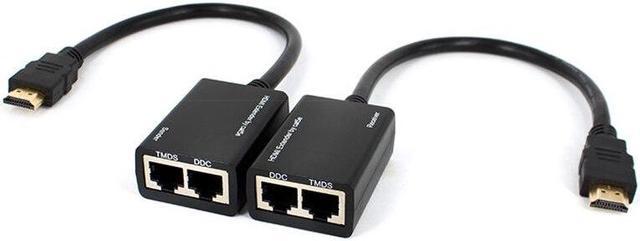 HDMI Extender over Ethernet RJ45 Cable upto 30m at 1080p