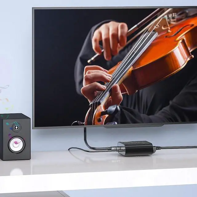 Alt view image 5 of 6 - 60M HDMI Extender over Ethernet Cat5e/6 Cable 1080P HDMI Rj45 Extender Video Audio Extender Transmitter EDID for PC PS4 DVR HDTV(USB Power Cable)