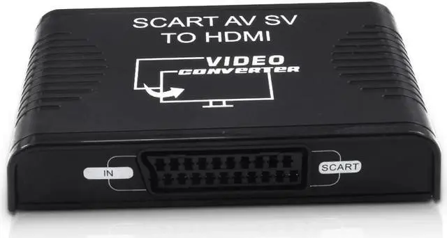 Alt view image 5 of 6 - Scart AV Svideo to HDMI Video Switch Scart S-video Composite AV RCA To HDMI Video& Audio Converter Box for DVD Multimedia to TV