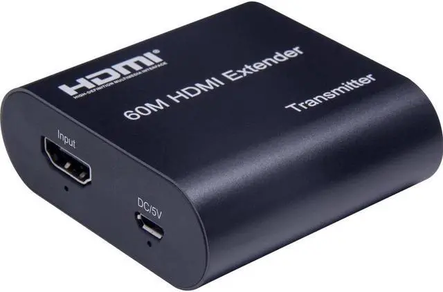 Alt view image 6 of 6 - 4K HDMI Extender over Single Rj45 Cat5e/6 Cable 120M with Audio 1080P 60M HDMI Ethernet Extender with EDID for PC Laptop PS4 TV(USB Power Cable)
(4K 120M)