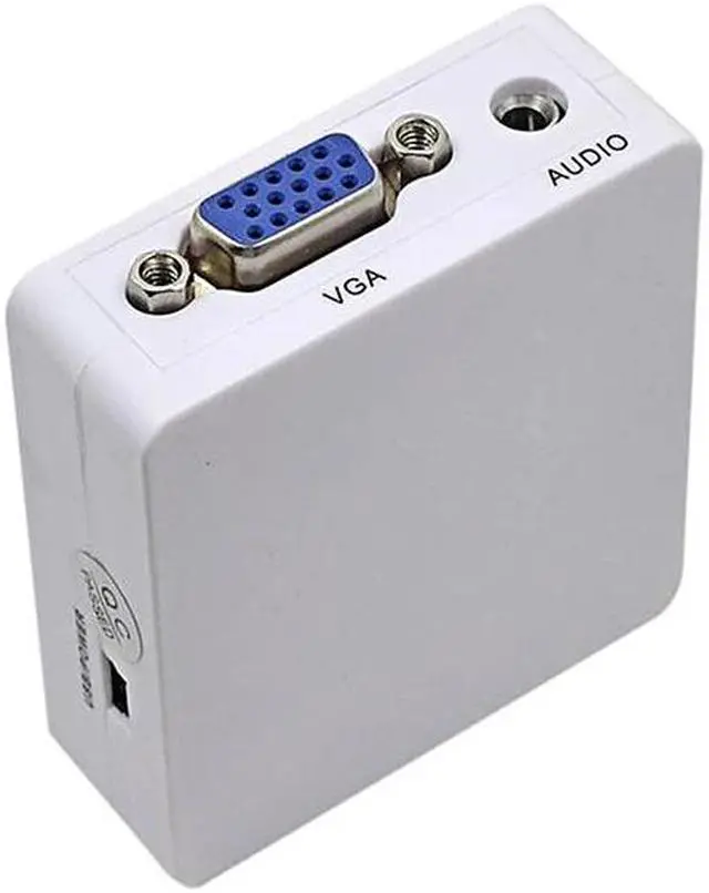 Alt view image 5 of 6 - Video Converter Mini HDMI-Compatible to VGA 1080P Full HD For PS3 XBOX STB PC Laptop HDTV Projector DVD with 3.5mm Audio Jack