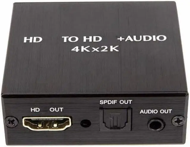 Main image of 4K x 2K Video Audio Extractor HDMI-Compatible to 3.5MM Audio Converter SPDIF Optical TOSLINK Stereo Out Splitter Adapter