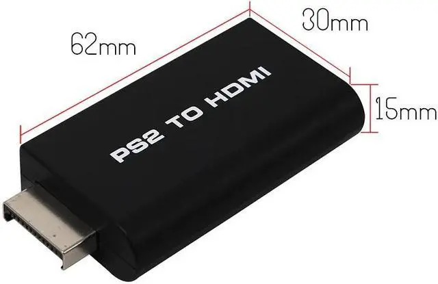 Alt view image 4 of 6 - Portable for PS2 to HDMI-Compatible 480i/480p/576i Audio Video Converter 3.5mm AUX Output Supports for All PS2 Display Modes
