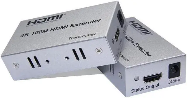 Main image of 1 Pair 4K 60M/100M/120M Extender HDMI-compatible to RJ45 LAN CAT6 Cable Extension Video Over Ethernet Cat5e for PS4 HDTV PC(1 Pair 4K100M)