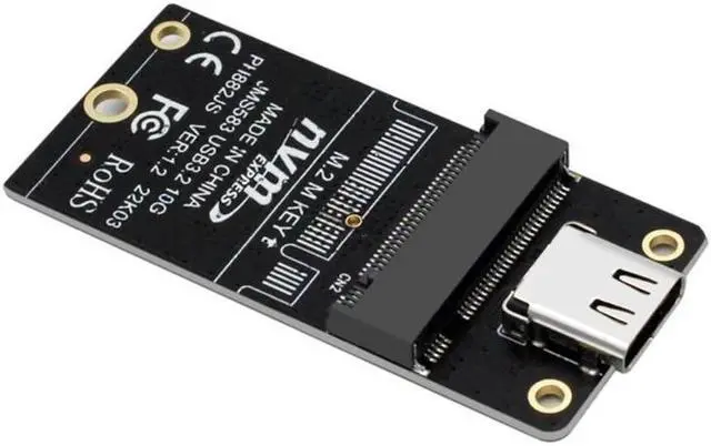Alt view image 5 of 6 - NVME to USB 3.1 Type-C Adapter M2 NVME SSD Adapter JMS583 10Gbps .2 to USB 3.1 Support m2 nvme SSD 2230/42/60/80 Dropship