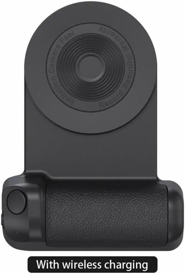 Main image of Mobile Stand Camera Holder Grip Type-C Magnetic Selfie Photo Bracket Cellphone Bluetooth Anti-shake Selfie Wireless Charging(option 2-Black)
