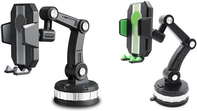 Alt view image 2 of 6 - Strong Suction Cup Car Phone Holder Center Console Smartphone Sucker Mount Universal Bracket Windscreen Adjustable Support