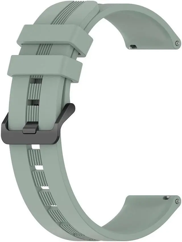 Main image of Wristband Watchband Silicone Watch Band Replacement Adjustable Comfortable for Galaxy Watch5 for S-amsung Gear S3 Classic(20mm)(Grey Green)