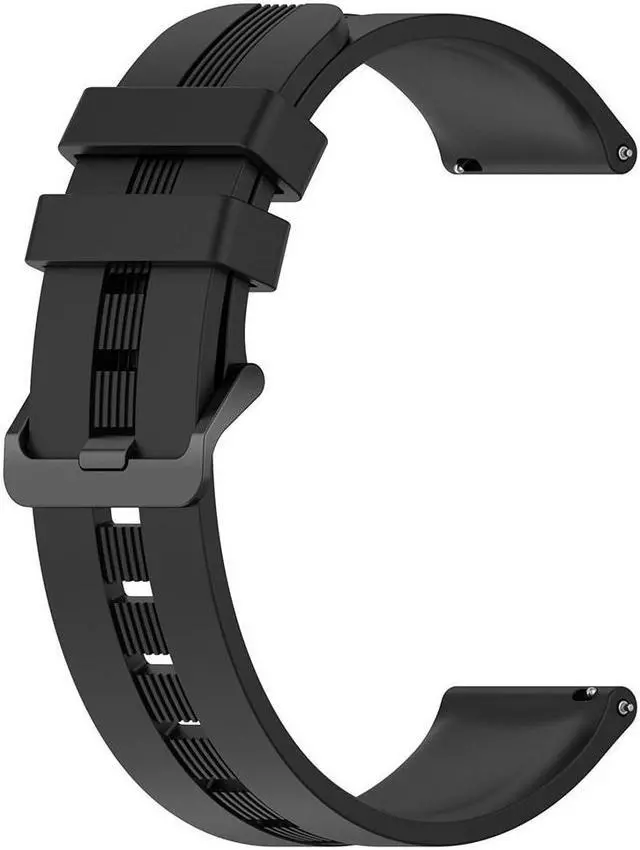 Main image of Wristband Watchband Silicone Watch Band Replacement Adjustable Comfortable for Galaxy Watch5 for S-amsung Gear S3 Classic(22mm)Black