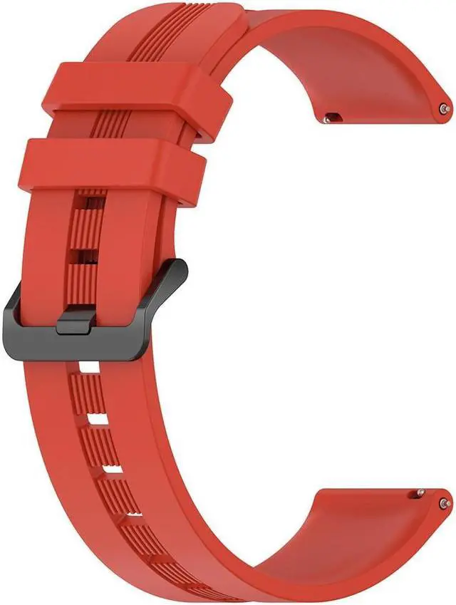 Main image of Wristband Watchband Silicone Watch Band Replacement Adjustable Comfortable for Galaxy Watch5 for S-amsung Gear S3 Classic(22mm)Red