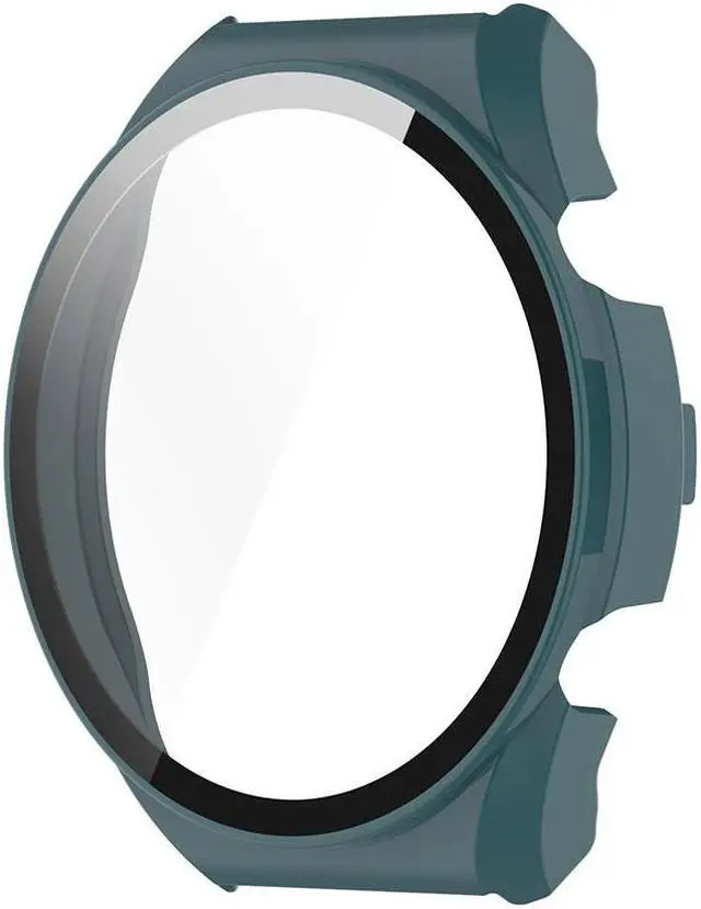 Main image of Smartwatch Case PC Tempered Glass Film Case for Xiao-mi Watch S1 Screen Protector Cover Smartwatch Accessories(Pine Green)