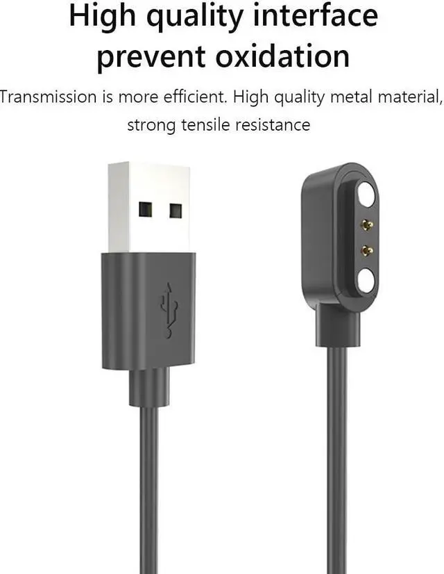 Alt view image 2 of 5 - For C-olmi P45 Smart Sports Watch Magnetic Wrist Watch Charging Cable USB Smart Watch Charger Cord Replacement Accessories