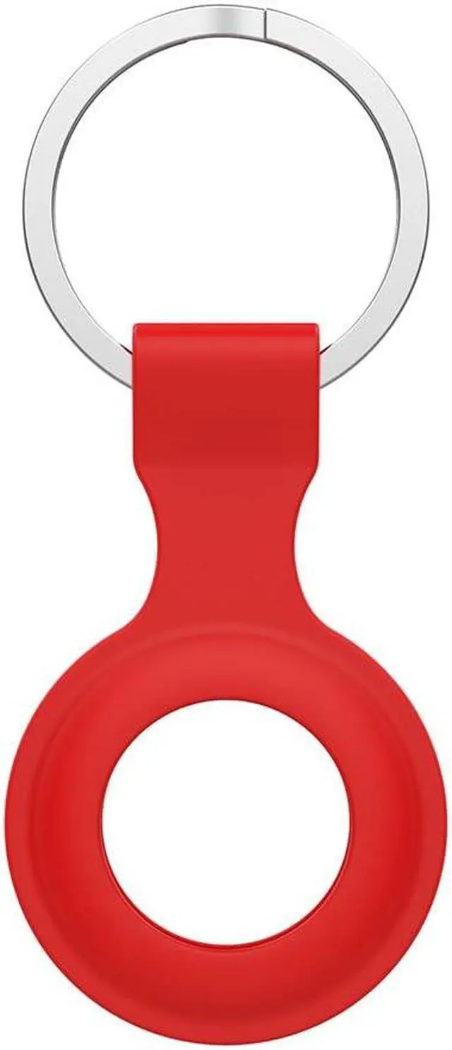 Main image of Protective Skin Cover for Ap-ple A-irtag Anti-Lost Device Keychain Hard PC Case Shockproof Key Shell for A-irTag Holder Protector(Red)