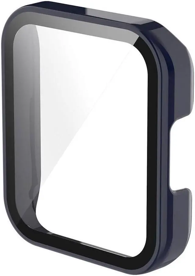 Main image of Hard PC Case for R-edmi Watch 2 Wristband Full Cover Protective Bumper Frame Screen Protector Skin Shell Smartwatch Accessories(Ink Blue)