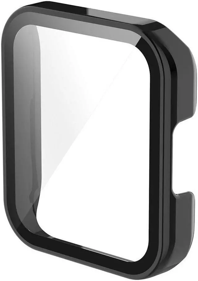 Main image of Hard PC Case for R-edmi Watch 2 Wristband Full Cover Protective Bumper Frame Screen Protector Skin Shell Smartwatch Accessories(Black)