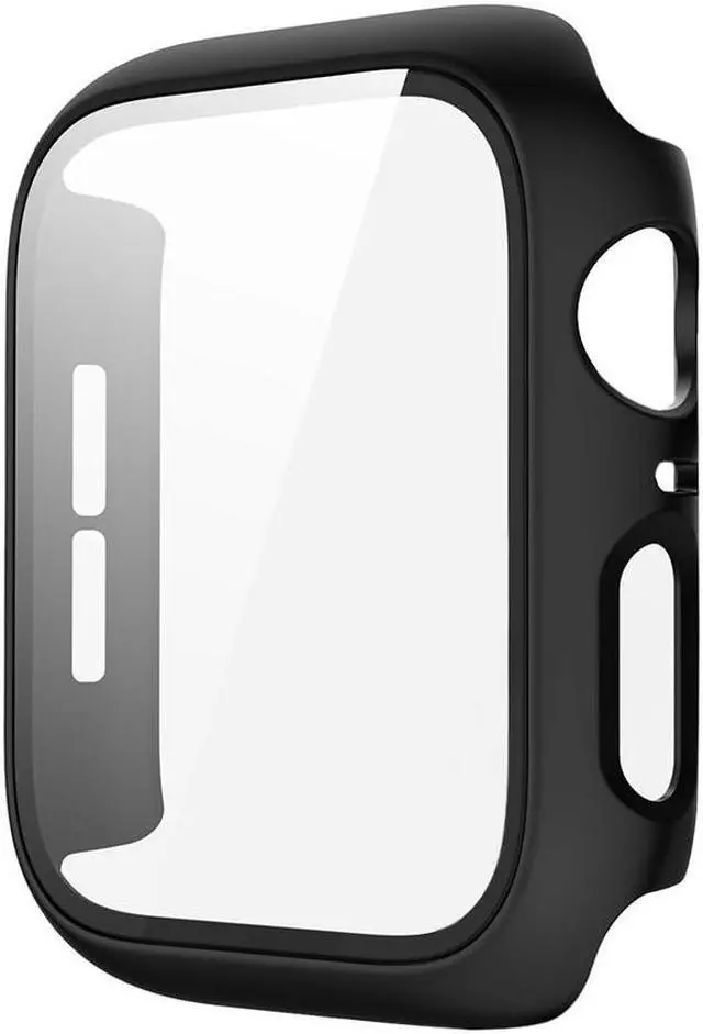Main image of Watch Protective Case Full Cover with Anti-Scratch Tempered Glass Protection Frame Shell for i-Watch 1/2/3/4/5/6(44 mm)