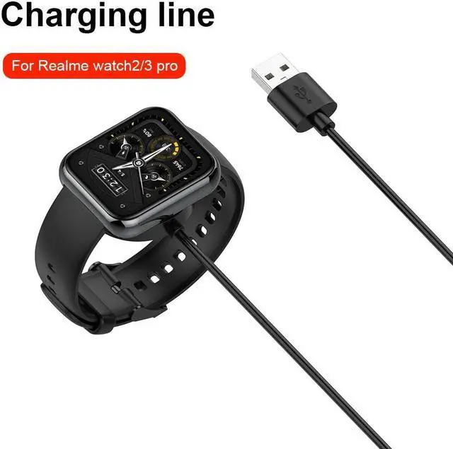 Alt view image 5 of 6 - 1m Charger Dock Cord Accessories USB Charging Cable Dock Replacement Smart Watch Parts for R-ealme Watch3 Pro/Watch2 Pro/Watch2