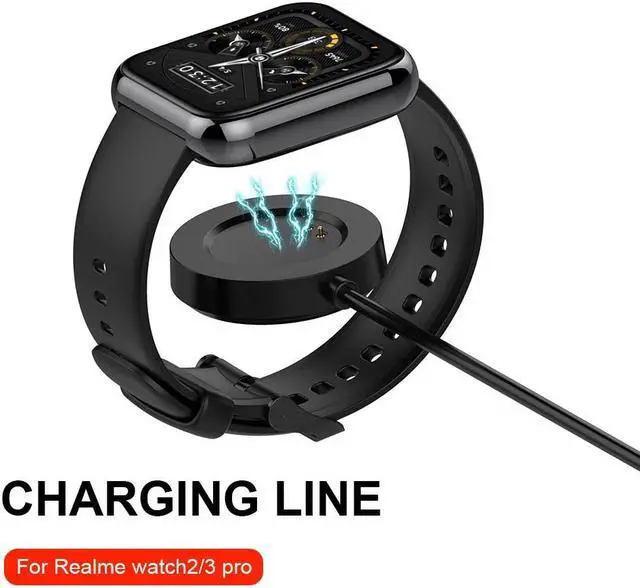 Alt view image 3 of 6 - 1m Charger Dock Cord Accessories USB Charging Cable Dock Replacement Smart Watch Parts for R-ealme Watch3 Pro/Watch2 Pro/Watch2