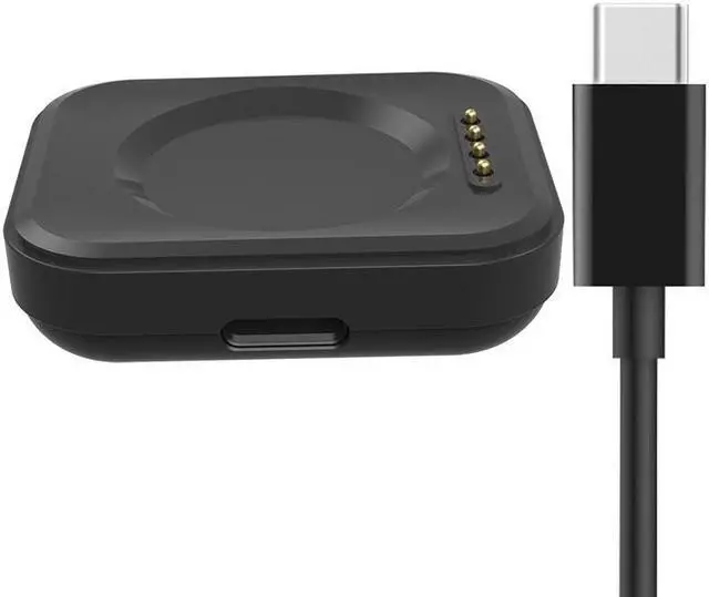 Main image of For O-PPO Watch 3 Pro/3/2 Charger Dock Station Smart Watch Accessories USB Type-C Charger Power Supply Cable (Black Split)